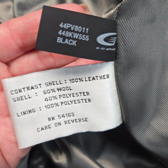 Kenneth Cole New York Wool Blend Peacoat Coat – Men’s XL – Black – NWT - Picture 12 of 16